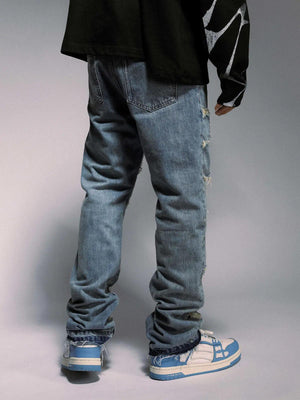 High Street Spider Web Jeans - MRC STORE