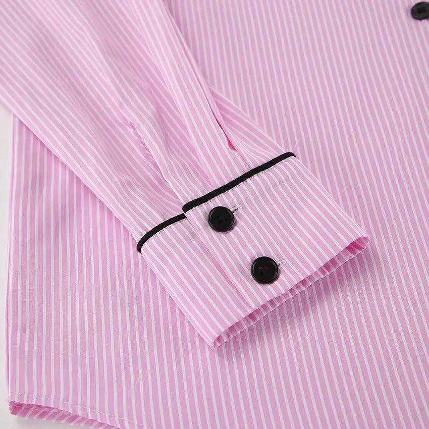 Striped Loose Shirt - MRC STORE