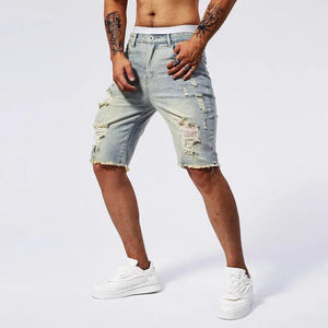 Slim Fit Denim jean Shorts - MRC STORE