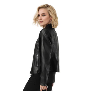 High-Grade PU Leather Jacket – Elegant & Stylish