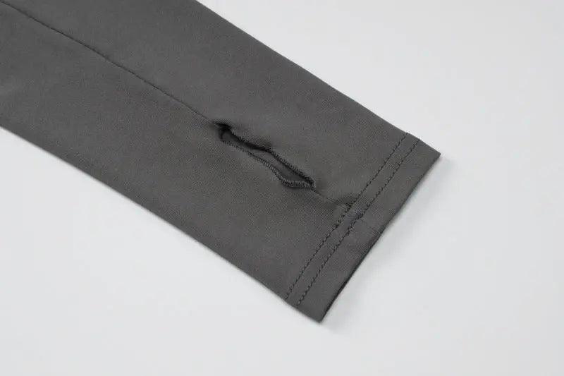 Long Sleeve Shawl Trousers Three-Piece Set - MRC STORE