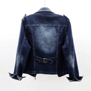 Slim Fit Denim Coat - MRC STORE
