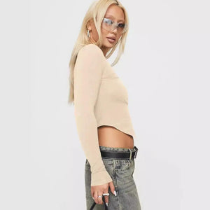 Slim Fit Long Sleeve Top - MRC STORE