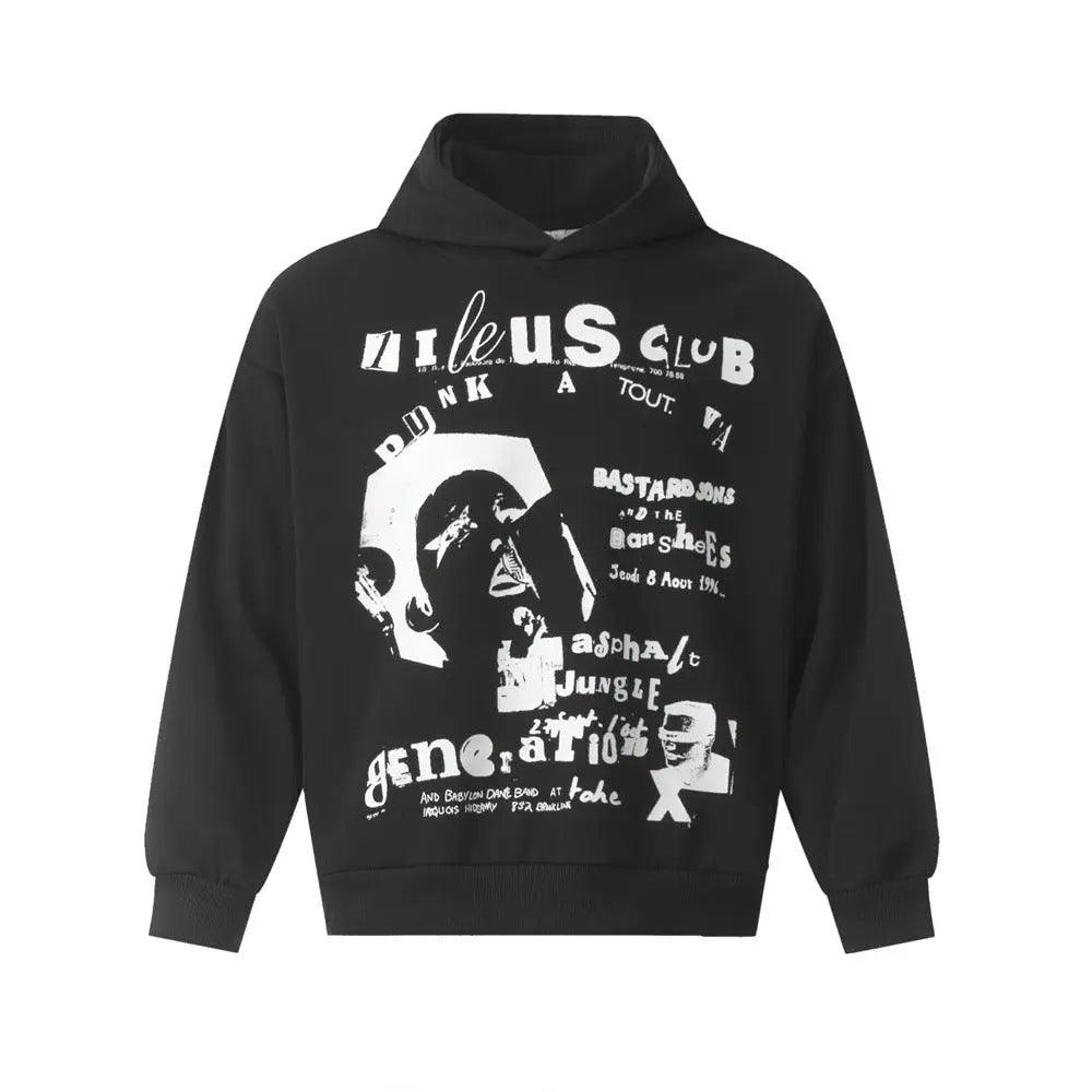 Stylish Loose Fit Hoodie - MRC STORE