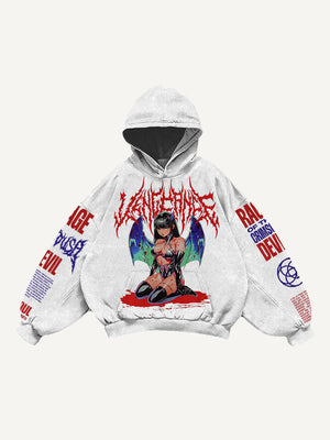 Retro Graphic Pullover Hoodie MRC STORE  70.99