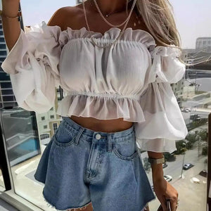 Fringe Denim Shorts - MRC STORE