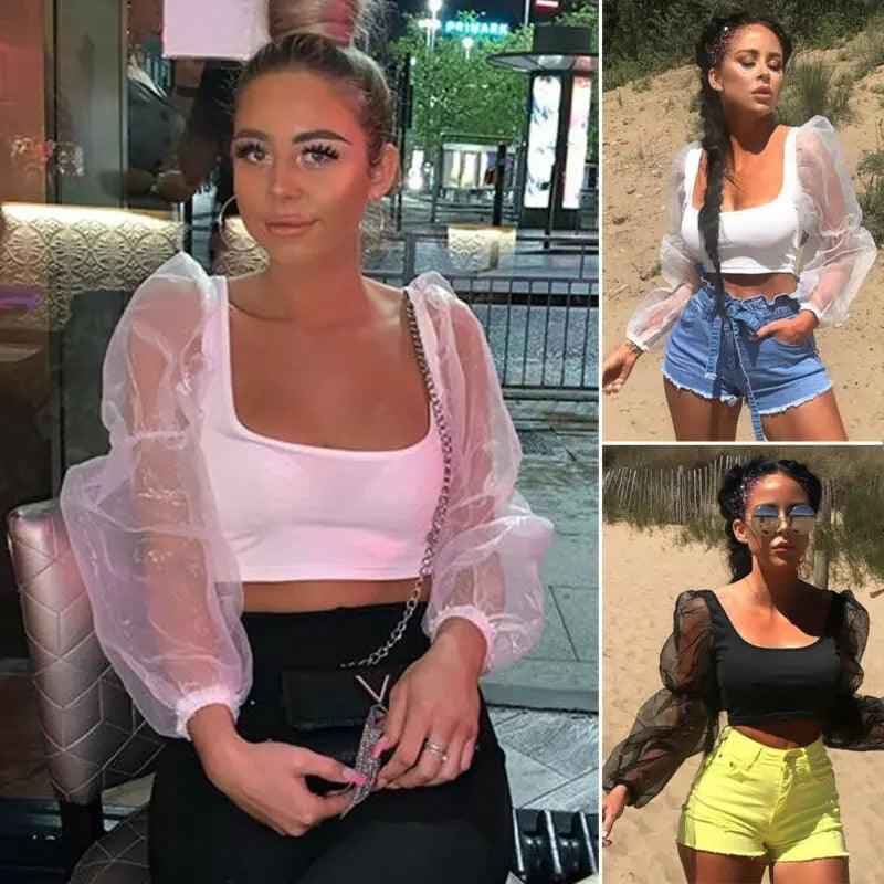 Elastic sleeve top - MRC STOREtopMy StoreElastic sleeve topMRC STORECJNSSYCS03936-White-LWhiteL