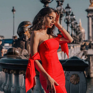 Elegant Bow - Accented Swing Banquet Maxi Dress - MRC STOREDressMRC STOREElegant Bow - Accented Swing Banquet Maxi DressMRC STORECJLY262221511KPBlackL