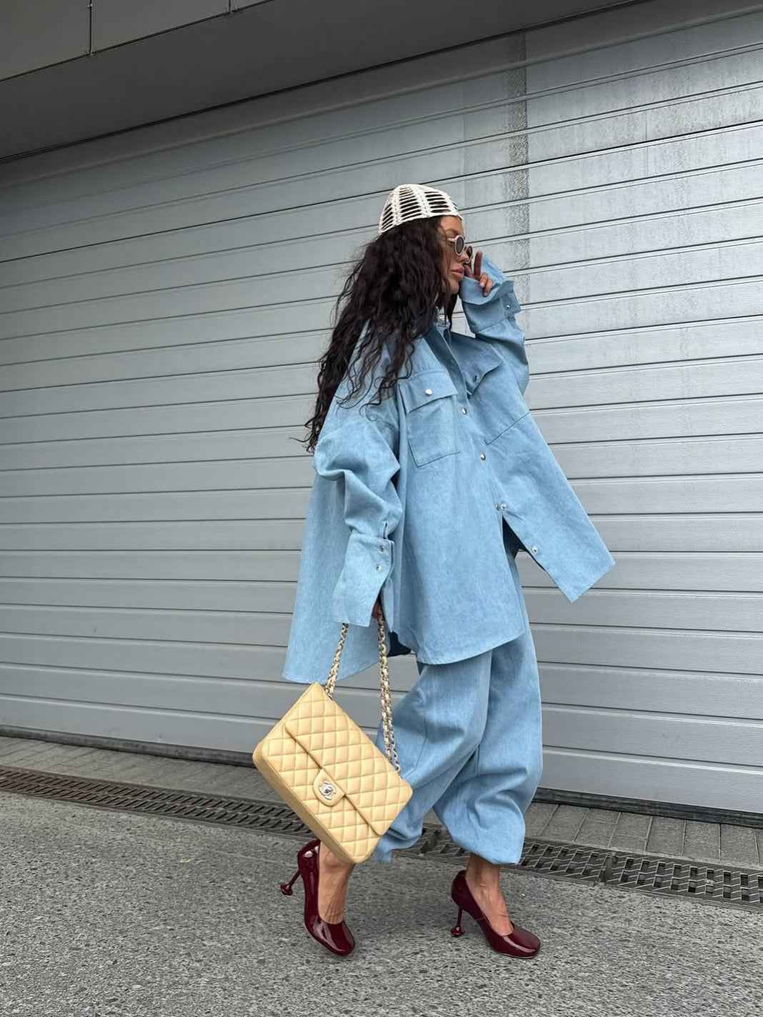 Elegant High - Waist Full - Length Denim Wide - Leg Pants - MRC STOREsetMRC STOREElegant High - Waist Full - Length Denim Wide - Leg PantsMRC STORECJTZ245118805EVBlue2XL