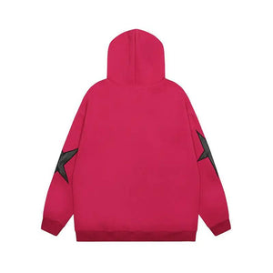 Embroidered Alphabet Hooded Sweater - MRC STORETopMy StoreEmbroidered Alphabet Hooded Sweater - MRC STOREMRC STORECJWY197910306FURose RedL