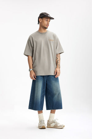 Embroidered T-Shirt - Retro Thread Collar - MRC STORET-ShirtsMy StoreMen’s Embroidered T-Shirt - Retro Thread Collar My Store MRC STORECJYH233219805EVGrayL