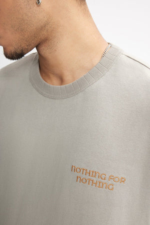 Embroidered T-Shirt - Retro Thread Collar - MRC STORET-ShirtsMy StoreMen’s Embroidered T-Shirt - Retro Thread Collar My Store MRC STORECJYH233219805EVGrayL