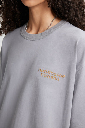 Embroidered T-Shirt - Retro Thread Collar - MRC STORET-ShirtsMy StoreMen’s Embroidered T-Shirt - Retro Thread Collar My Store MRC STORECJYH233219805EVGrayL