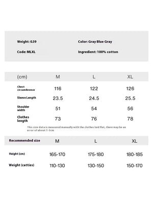 Embroidered T-Shirt - Retro Thread Collar - MRC STORET-ShirtsMy StoreMen’s Embroidered T-Shirt - Retro Thread Collar My Store MRC STORECJYH233219805EVGrayL