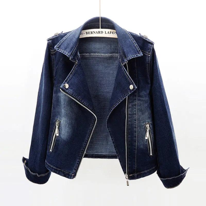 Slim Fit Denim Coat - MRC STORE