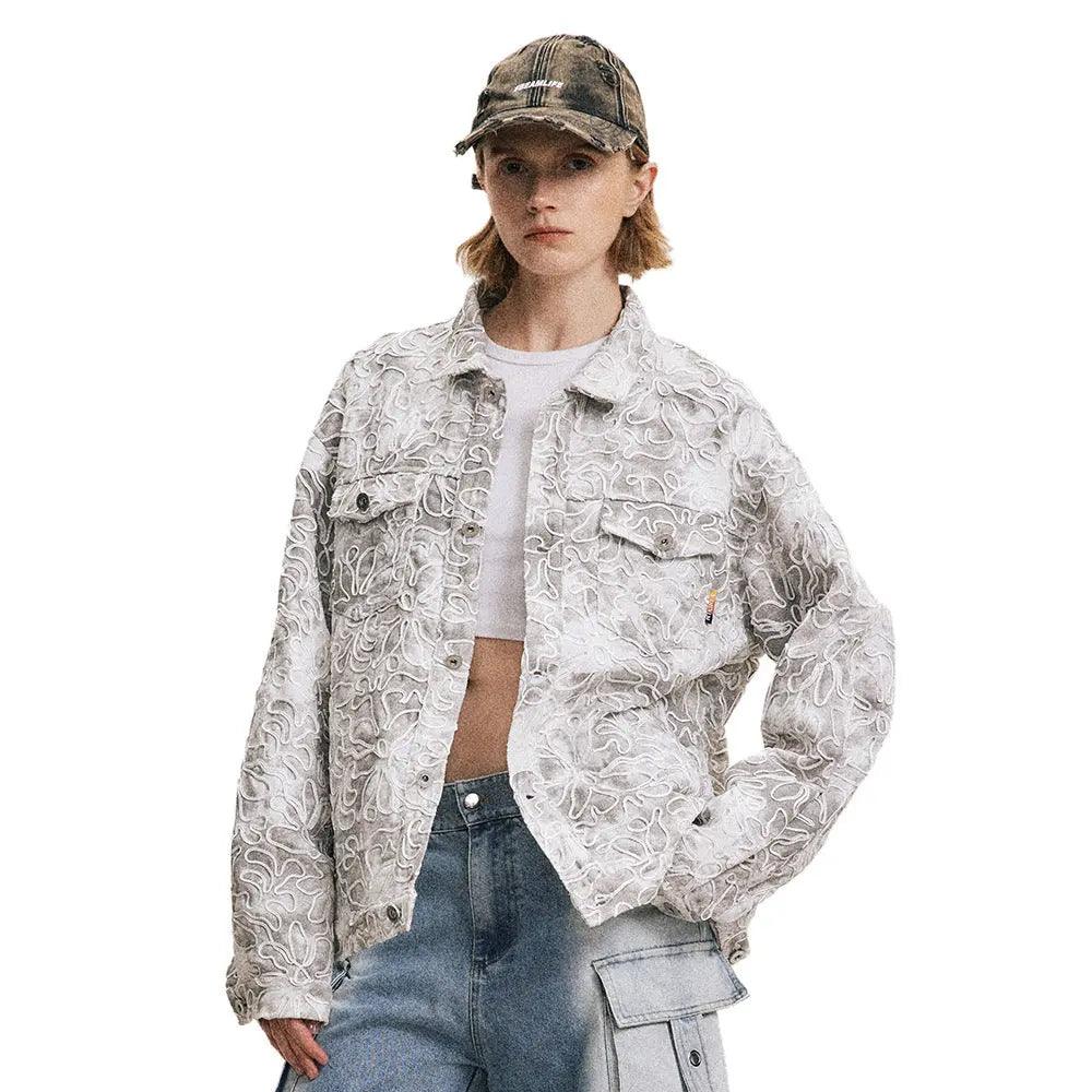 Tie Dye Gradient Street Jacket - MRC STORE