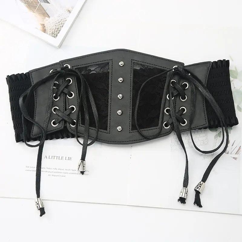 Lace Ladies Waistband Wide Elastic Corset Decoration - MRC STORE