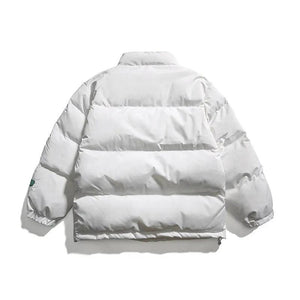 Solid Color Racing Embroidered Jacket - MRC STORE