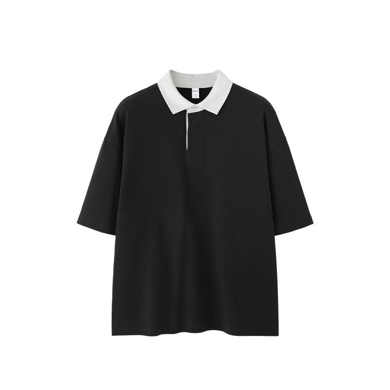 Men’s Polo Shirt - Mountain Contrast Lapel My Store  27.99