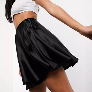 Lace up A-Line Skirt - MRC STORE
