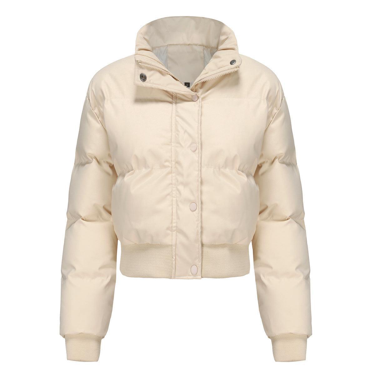 Short High-Collar Warm Coat - MRC STORE