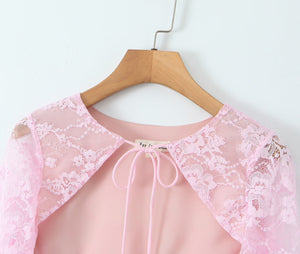 Women’s Lace Two-Piece - Suspender Skirt My Store