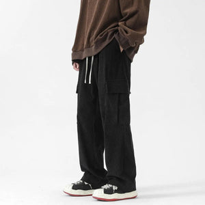 Loose Corduroy Cargo Pants - MRC STORE