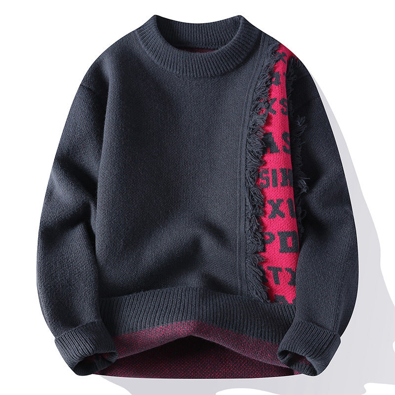 Men's Knitted Long Sleeve Pullover My Store 38.00