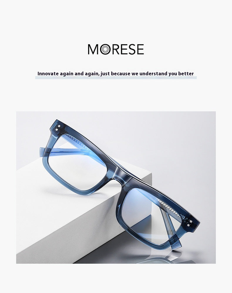 Men’s Square Glasses - TR90 Plain Style My Store