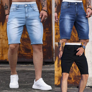 Stretch Denim Shorts - MRC STORE