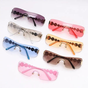 One Piece Rimless Outdoor Sunscreen Sunglasses - MRC STORE