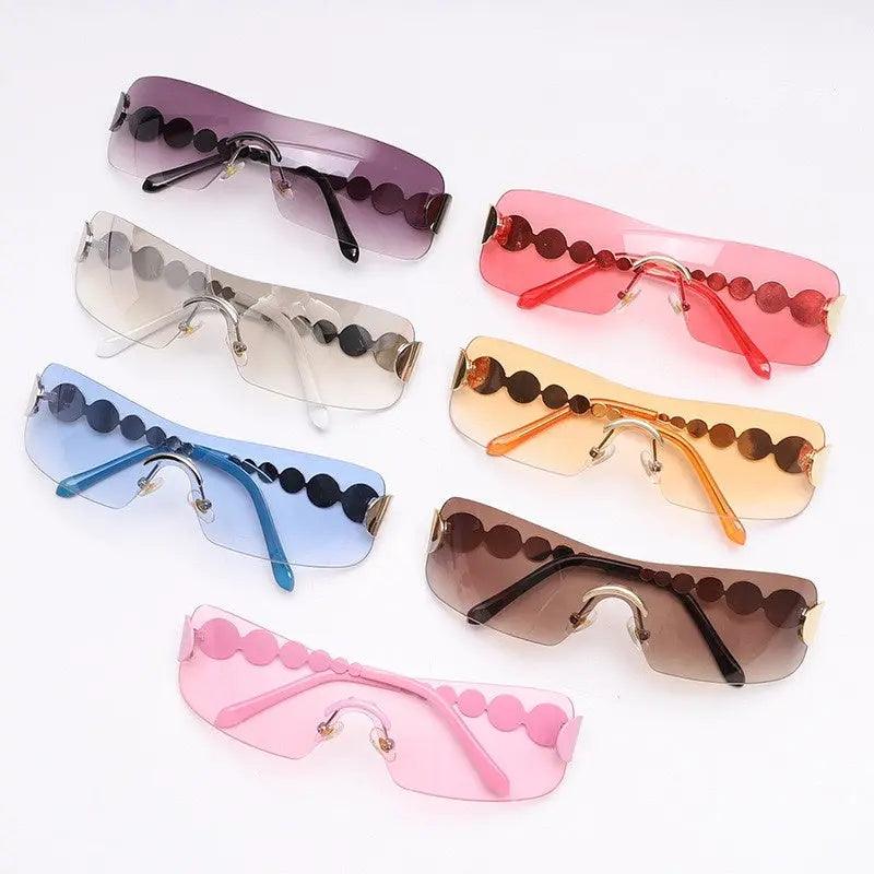 One Piece Rimless Outdoor Sunscreen Sunglasses - MRC STORE