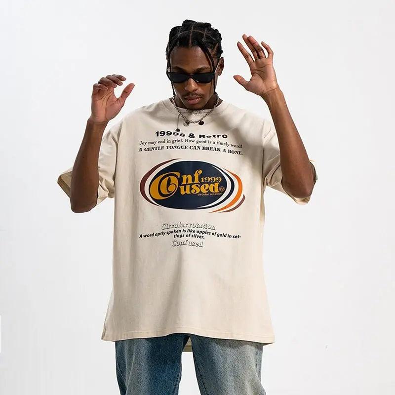 Retro Off-Shoulder T-Shirt - MRC STORE