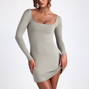 Women’s Backless Dress - Lace-Up Short Black My Store