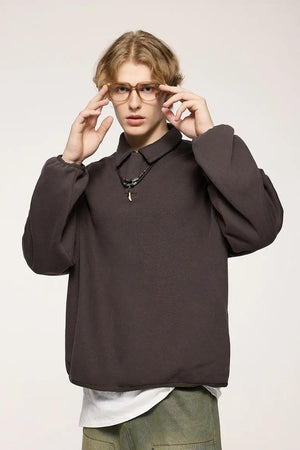 Fall & Winter Fleece Pullover Sweater - MRC STORETopMy StoreFall & Winter Fleece Pullover Sweater - MRC STOREMRC STORECJWY212147603CXBrownL