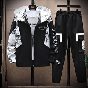 Fashion Casual Lapel Jacket & Cargo Pants Set - Street Style - MRC STOREsetMy StoreFashion Casual Lapel Jacket & Cargo Pants Set - Street Style - MRC STOREMRC STORECJTZ154556104DWBlack2XL