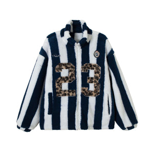 Fashion Coat Personalized Women's Lamb Wool Coat – Retro Plaid and Solid Design for Teens - MRC STORE