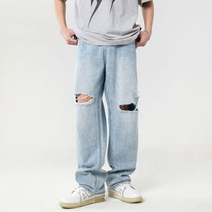 Fashion Personality Light Color Hole Jeans - MRC STOREbottomsMy StoreFashion Personality Light Color Hole Jeans - MRC STOREMRC STORECJXX212816705EVLight Blue2XL