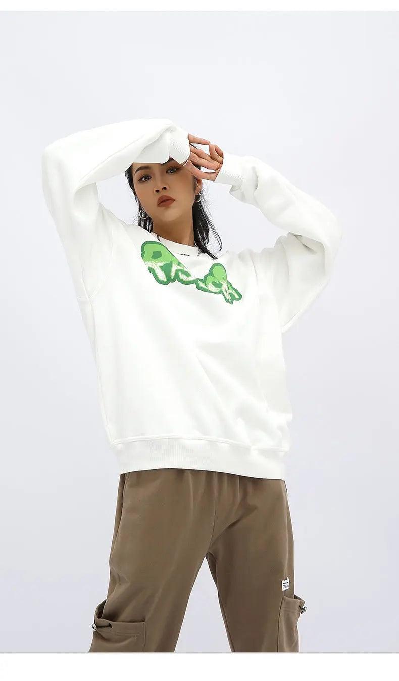Fleece Lined Letter Print Sweater - MRC STORETopMy StoreFleece Lined Letter Print Sweater - MRC STOREMRC STORECJWY202134206FUBlackL