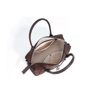 Frosted Color - Block Luxury Suede Shoulder Bag - MRC STOREAccessoriesMRC STOREFrosted Color - Block Luxury Suede Shoulder Bag MRC STORE MRC STORECJNS258543602BYBrown