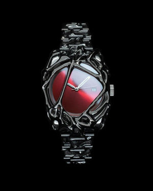 Gothic Stainless Steel Wristwatch - Pipe Style with Sapphire Crystal - MRC STORE