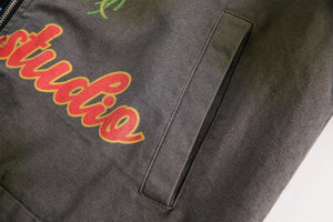 Graffiti Stitching Jacket - MRC STOREJacketsMRC STOREMulti - Element Graffiti Stitching Jacket – Unisex Spring Loose Cotton Jacket - MRC STOREMRC STORECJXZ226730402BYBlack And GrayL