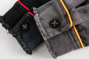 Graffiti Stitching Jacket - MRC STOREJacketsMRC STOREMulti - Element Graffiti Stitching Jacket – Unisex Spring Loose Cotton Jacket - MRC STOREMRC STORECJXZ226730402BYBlack And GrayL