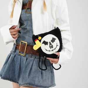 Halloween Handmade Wool Bat & Pumpkin Woven Shoulder Messenger Bag - MRC STOREAccessoriesMy StoreHalloween Handmade Wool Bat & Pumpkin Woven Shoulder Messenger Bag - MRC STOREMRC STORECJNS214772601AZOrange Batwing Style