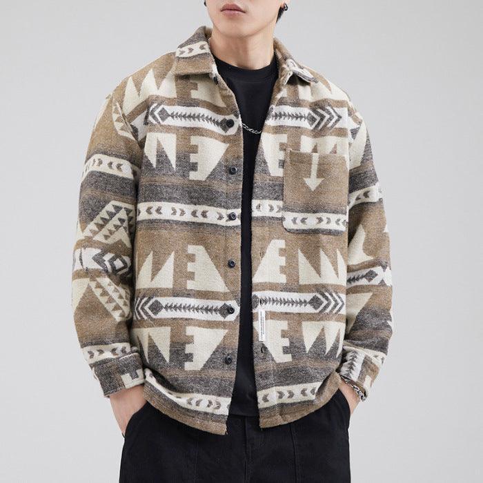 Heavy Woolen Men's Plaid Jacket for Autumn and Winter - MRC STORETopMy StoreHeavy Woolen Men's Plaid Jacket for Autumn and Winter - MRC STOREMRC STORECJDS211217310JQKhaki2XL