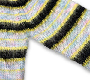 High Street Loose-Fit Striped Sweater – Trendy American Style for Autumn - MRC STORE