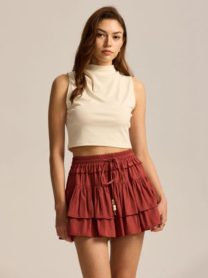 High - Waisted Drawstring Liner Mini Skirt - MRC STORESkirtMRC STOREHigh - Waisted Drawstring Liner Mini Skirt MRC STORE MRC STORECJQZ265648215OLOrangeL