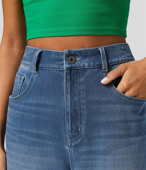 High - Waisted Jeans - Wide Leg Dark Blue - MRC STOREbottomsMy StoreWomen’s High - Waisted Jeans - Wide Leg Dark Blue My Store MRC STORECJNZ238426303CXDark BlueL