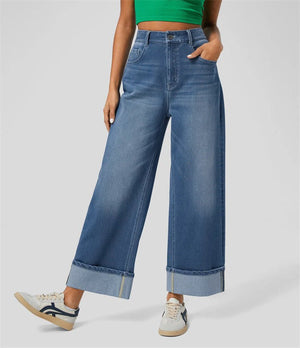 High - Waisted Jeans - Wide Leg Dark Blue - MRC STOREbottomsMy StoreWomen’s High - Waisted Jeans - Wide Leg Dark Blue My Store 35.50MRC STORECJNZ238426303CXDark BlueL