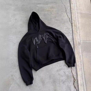 Hip Hop Puff Print Hooded Casual Pullover Sweater - MRC STORETopMy StoreHip Hop Puff Print Hooded Casual Pullover Sweater - MRC STOREMRC STORECJWY211768107GTBlackL